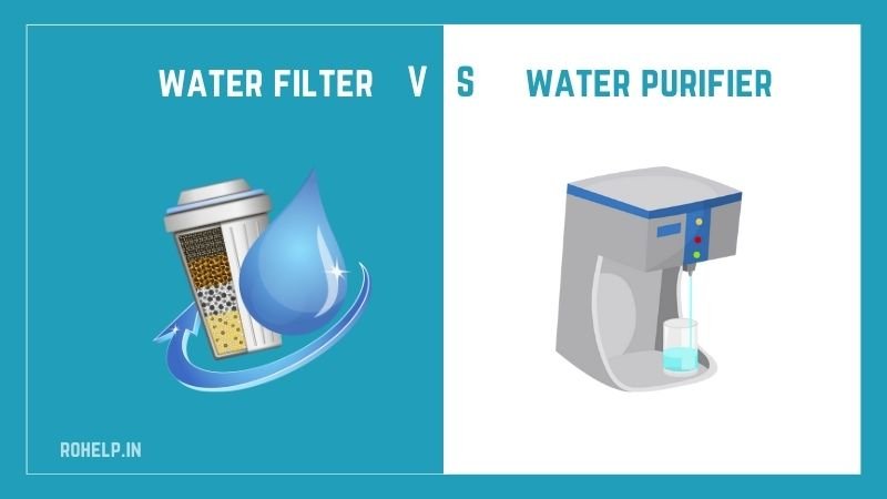 water filter vs water purifier